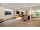 Finished basement featuring natural light, and comfortable sitting area at 16753 W 61St Ln, Golden, CO 80403