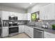 Well-equipped kitchen with stainless steel appliances, ample counter space, and modern finishes at 10693 W 63Rd Dr # 106, Arvada, CO 80004