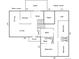 Floor plan displaying the layout of the main level of the home at 11410 W 72Nd Pl, Arvada, CO 80005