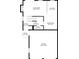 First floor plan showing living room, kitchen, dining area, hall, bathroom, foyer, porch, and garage at 12702 Fairfax St, Thornton, CO 80241