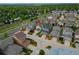 Aerial view of a residential neighborhood showcasing the home's location and surroundings at 540 E Fremont Pl, Centennial, CO 80122