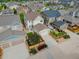 Aerial view of neighborhood with fenced yards and driveways at 540 E Fremont Pl, Centennial, CO 80122