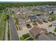 Aerial view of a quiet neighborhood showcasing well-maintained homes and streets at 540 E Fremont Pl, Centennial, CO 80122