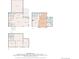 Complete floor plan showcasing layout of all levels, including basement, main floor, and second story at 14247 W 84Th Cir # A, Arvada, CO 80005