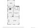 Detailed floor plan showcasing layout of living room, kitchen, bedroom, and bathroom areas at 4057 Bryant St, Denver, CO 80211