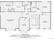 Second floor plan features the primary bedroom with bathroom, three more bedrooms, another bathroom and laundry room at 11710 Crow Hill Dr, Parker, CO 80134