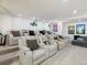 Home theater featuring tiered seating, a projector, and comfortable reclining chairs, perfect for movie nights at 14025 Florence Ct, Brighton, CO 80602