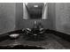 Bathroom with a granite countertop and vessel sink at 4249 Oak Grove Way, Castle Rock, CO 80108