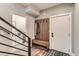 Mudroom features coat storage, bench seating, and access to the laundry room at 795 Pine Brook Rd, Boulder, CO 80304