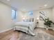 Cozy bedroom with a comfortable bed, soft lighting, and stylish decor at 35 Everett St, Lakewood, CO 80226