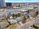 Aerial shot showcasing the property's location within the city, including nearby buildings at 1130 S Harrison St, Denver, CO 80210