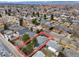 Overhead view of the home in a tranquil neighborhood setting near community features at 1130 S Harrison St, Denver, CO 80210