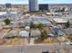 Aerial view of the property highlighting its location within a bustling city area at 1130 S Harrison St, Denver, CO 80210