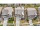 Aerial view of a home showcasing the roof and yard within a residential neighborhood at 3522 Harvard Pl, Broomfield, CO 80023