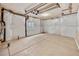 This unfinished basement features exposed ductwork, concrete floors, and insulated walls at 3522 Harvard Pl, Broomfield, CO 80023