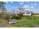 White home exterior featuring a well-maintained lawn and lush greenery at 541 Yucca Hills Rd, Castle Rock, CO 80109