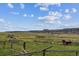 Scenic land showcasing beautiful views, rustic fencing, and a tranquil atmosphere at 541 Yucca Hills Rd, Castle Rock, CO 80109