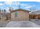 A backyard shed with a solid foundation and plenty of secure dry storage at 12215 Viewpoint Dr, Lakewood, CO 80401