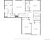 Upstairs floor plan featuring the main bedroom, walk in closet, and adjacent bedrooms at 208 Dorothy Dr, Berthoud, CO 80513