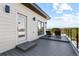 Bright rooftop deck featuring comfortable lounge chairs and open-air with beautiful blue skies at 9052 Harlan St, Westminster, CO 80031