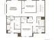 Second floor floorplan featuring a primary bedroom with bath, two bedrooms, and laundry at 6595 N Nepal St, Aurora, CO 80019