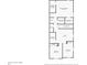 Floorplan showing the layout of the second floor with dimensions of bedrooms, bathrooms, and laundry room at 13725 Ash Cir, Thornton, CO 80602