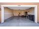 Spacious garage with ample storage, providing plenty of room for parking and organization at 13725 Ash Cir, Thornton, CO 80602