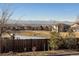 Scenic view of the mountains beyond the houses in the neighborhood at 13725 Ash Cir, Thornton, CO 80602