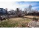 Large, fenced backyard provides plenty of space for outdoor activities and gardening at 11866 High Desert Rd, Parker, CO 80134