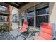 Relaxing balcony with seating and city views at 1975 N Grant St # 509, Denver, CO 80203