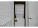 Convenient laundry closet with stacked washer and dryer at 1975 N Grant St # 509, Denver, CO 80203
