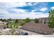 Stunning aerial view of the community showcasing well-maintained garages and scenic surroundings at 7408 S Alkire St # 301, Littleton, CO 80127