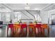 Chic dining room featuring a long table, unique chairs, and stylish open-concept design at 201 S Lafayette St, Denver, CO 80209