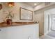 Entryway featuring a wooden bar top, a world map, and decorative plant at 3130 N Race St, Denver, CO 80205