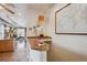 Entryway featuring a concrete bar top, decorative plants, and a world map at 3130 N Race St, Denver, CO 80205