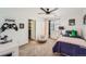 bedroom with playful decor and ample closet space at 6017 Merchant Pl, Parker, CO 80134