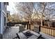 Backyard deck with outdoor seating and view of neighborhood at 11335 Haswell Dr, Parker, CO 80134
