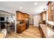 Well-appointed kitchen with ample cabinet space, stainless steel appliances, and adjacent dining area at 11335 Haswell Dr, Parker, CO 80134