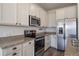 Beautiful kitchen featuring stainless steel appliances and granite countertops at 1110 Black Saddle St, Elizabeth, CO 80107