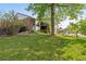 Beautiful front yard with mature tree at 3907 E 133Rd Ct, Thornton, CO 80241