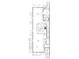 Floor plan showcasing the living, dining, kitchen, mud room and powder room at 532 Lombardi Cir, Louisville, CO 80027