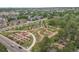 Aerial view of a park and neighborhood at 9300 E Florida Ave # 1202, Denver, CO 80247
