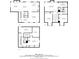 Detailed floor plan showcasing layout of home's living spaces, including kitchen, bedrooms, and bathrooms at 7356 S Miller Ct, Littleton, CO 80127