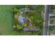 This aerial view showcases the property's expansive lot, lush greenery, and meticulous landscaping at 700 Utica Ave, Boulder, CO 80304