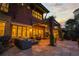 Backyard patio with outdoor seating area featuring elegant furniture and a trellis at 700 Utica Ave, Boulder, CO 80304
