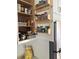 Pull-out spice rack keeps essentials handy in this kitchen cabinet at 245 Lower Glenway St, Palmer Lake, CO 80133