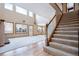 Bright living room with high ceilings and lots of windows at 5395 S Flanders Way, Centennial, CO 80015