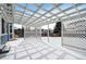 Covered patio with pergola and latticework, creating a peaceful outdoor living space at 5395 S Flanders Way, Centennial, CO 80015