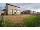 View of backyard with lawn and wooden fence, perfect for outdoor activities and privacy at 2303 Monte Vista St, Fort Lupton, CO 80621