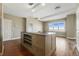 This eat-in kitchen is the perfect space to cook and entertain with lots of natural light at 1950 N Logan St # 1109, Denver, CO 80203